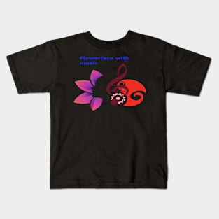 Flowery girl Kids T-Shirt